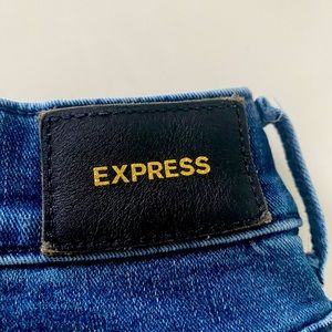 Express stretchy straight leg jeans